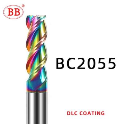 쇼킹마스터 BB 3 플루트 초경 밀링 커터 텅스텐 엔드 밀 CNC 도구 1 ~ 20mm HRC55 알루미늄 유리 섬유 아크릴 목재 구리 플라스틱