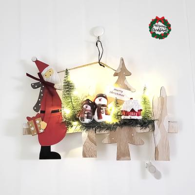 크리스마스리스 전구 산타 눈사람 가랜드 건전지형,오너먼트,크리스마스트리,장식,크리스마스리스,, 단품