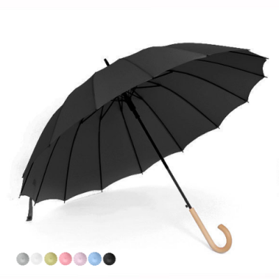 우산 소렌디 튼튼한장우산 파스텔 고밀도 원터치 7색상