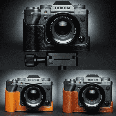 LGXD5 [TP] 후지필름 X-T5 카메라 소가죽 속사케이스 fuji XT5